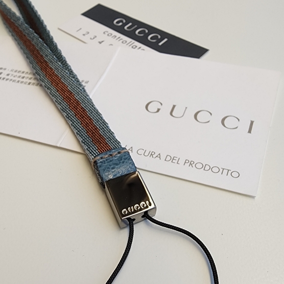 New Gucci Vintage Bag Charm / Key Chain / CP strap - Picture 3 of 9